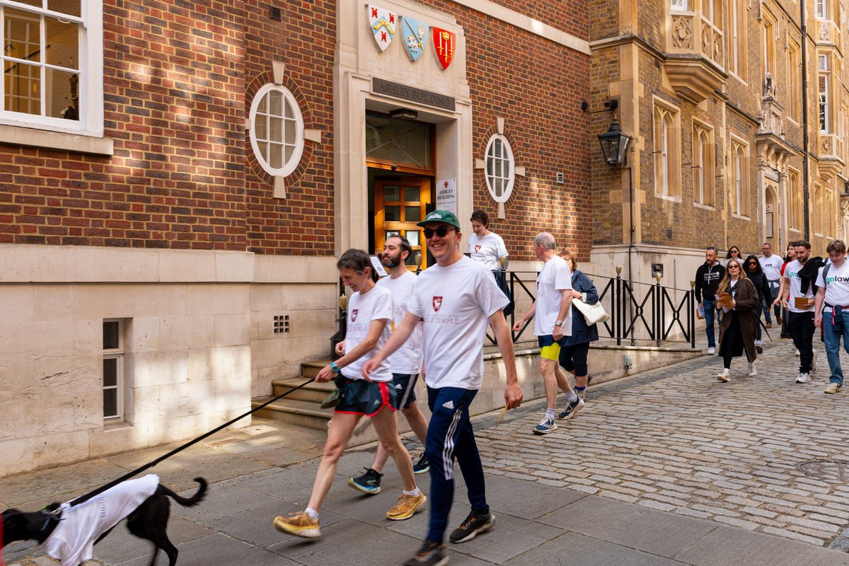 middletemple's tweet photo. And they’re off! Middle Temple’s stellar team have started the London Legal Walk. We’re raising money to fund free legal advice and support. It is not too late to support us, donate here - https://t.co/e94JRQItw5
@londonlegal https://t.co/KfShYEzFpu