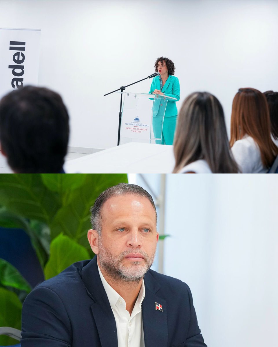 MIC_RD's tweet photo. República Dominicana continúa fortaleciendo sus alianzas estratégicas para impulsar la inversión y el desarrollo productivo del país 🇩🇴🤝🇪🇸 

Nuestro ministro Yayo Sanz Lovatón (@SanzLovaton) y el director general adjunto del Banco Sabadell (@BancoSabadell), Maurici Lladó Vila, firmaron un acuerdo de colaboración orientado a promover nuevas oportunidades para empresas españolas interesadas en invertir en República Dominicana. 

Esta alianza busca fortalecer el comercio exterior, el régimen de zonas francas y las alianzas público-privadas, posicionando al país como un destino atractivo para el establecimiento de operaciones productivas con proyección internacional. 

A través de este acuerdo, se promoverán iniciativas que impulsen el conocimiento de las ventajas competitivas de República Dominicana, así como mecanismos de apoyo, incentivos y opciones de financiamiento para facilitar la llegada de nuevas inversiones. 

#MICM