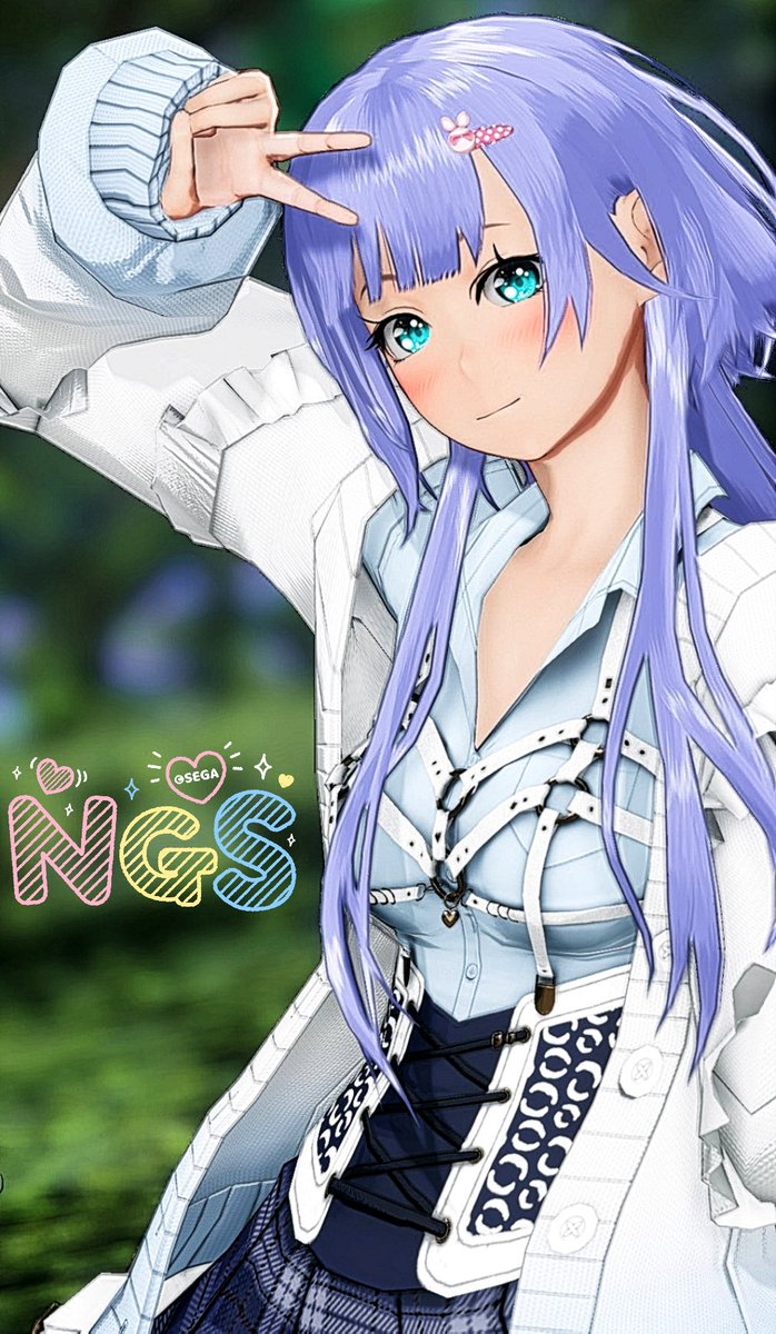 nei_7th's tweet photo. 本日のメンテSSです(˶' ᵕ ' ˶)
にじさんじコラボから狂蘭メロコさんのコスです(*´ω`*) この色とても好き🥰
#メンテの日なのでSS貼る
#PSO2NGS
#ma7ロゴ https://t.co/bmyE3VvQ0j