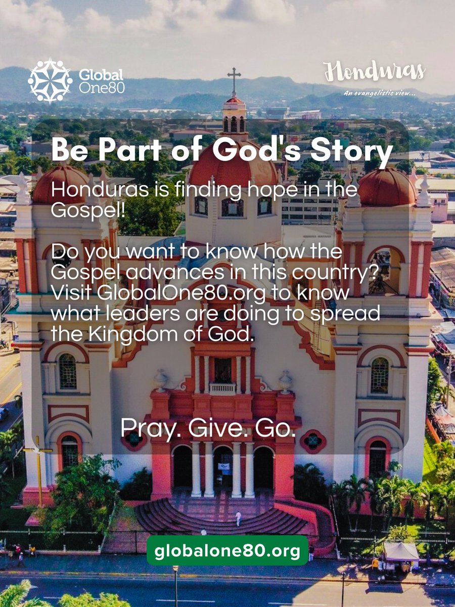 GlobalOne80's tweet photo. Do you want to know how important missions are in Honduras? Visit https://t.co/bVCfncpN1p to see and meet some amazing missionary initiatives in the area and the rest of the world. 

#HondurasForChrist #MissionHonduras #GlobalOne80 #GospelInHonduras #LatinAmericaForJesus https://t.co/h9ICUcPAg6