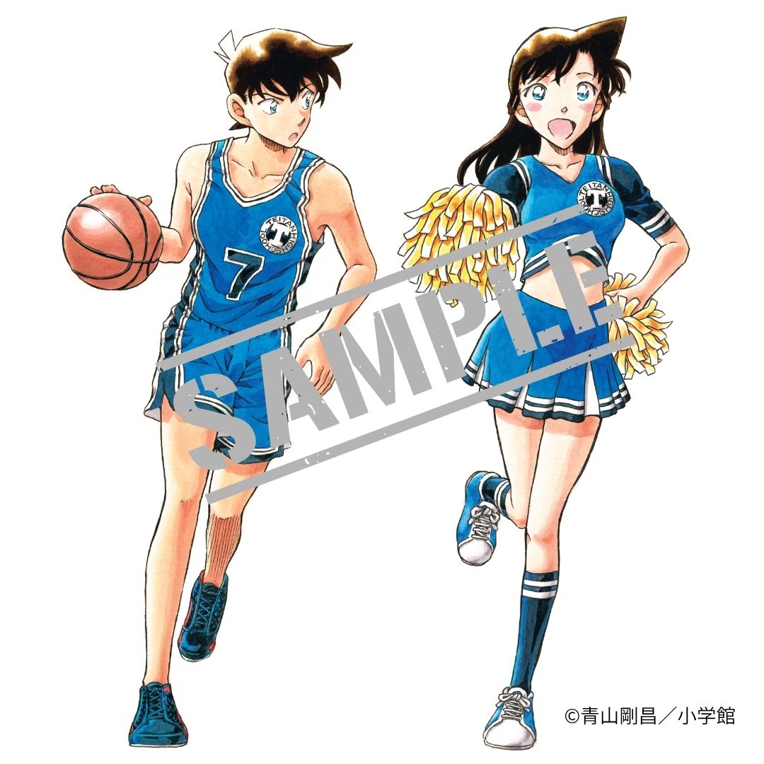 sundayfes_info's tweet photo. 🏀📣 #名探偵コナン

今年のテーマは「部活動」！

工藤新一はバスケットボール部、
毛利蘭はチアリーディング部に✨

サンデー文化祭のために描き下ろされた
特別なイラストをご紹介！

#サンデー文化祭 https://t.co/DA2CTm0wM3