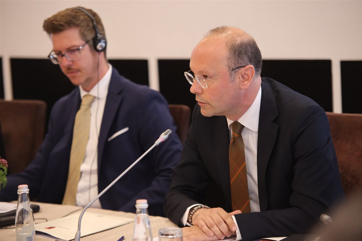 swissaal's tweet photo. Strengthening the Parliament’s oversight role
At a roundtable discussion with the Parliament’s Committee on Citizens' Initiatives, Cooperations, Members of Parliament, civil society organizations, discussed ways to enhance the effectiveness of parliamentary oversight in Albania. https://t.co/f8jPCDM6Jk