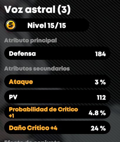 NobodyLkc's tweet photo. @KITO803 @CuevitadeHele Es que luego subo otras cosas y la verdad no sé si quiero un reroll de substats o de set https://t.co/zJO4kKuWrj