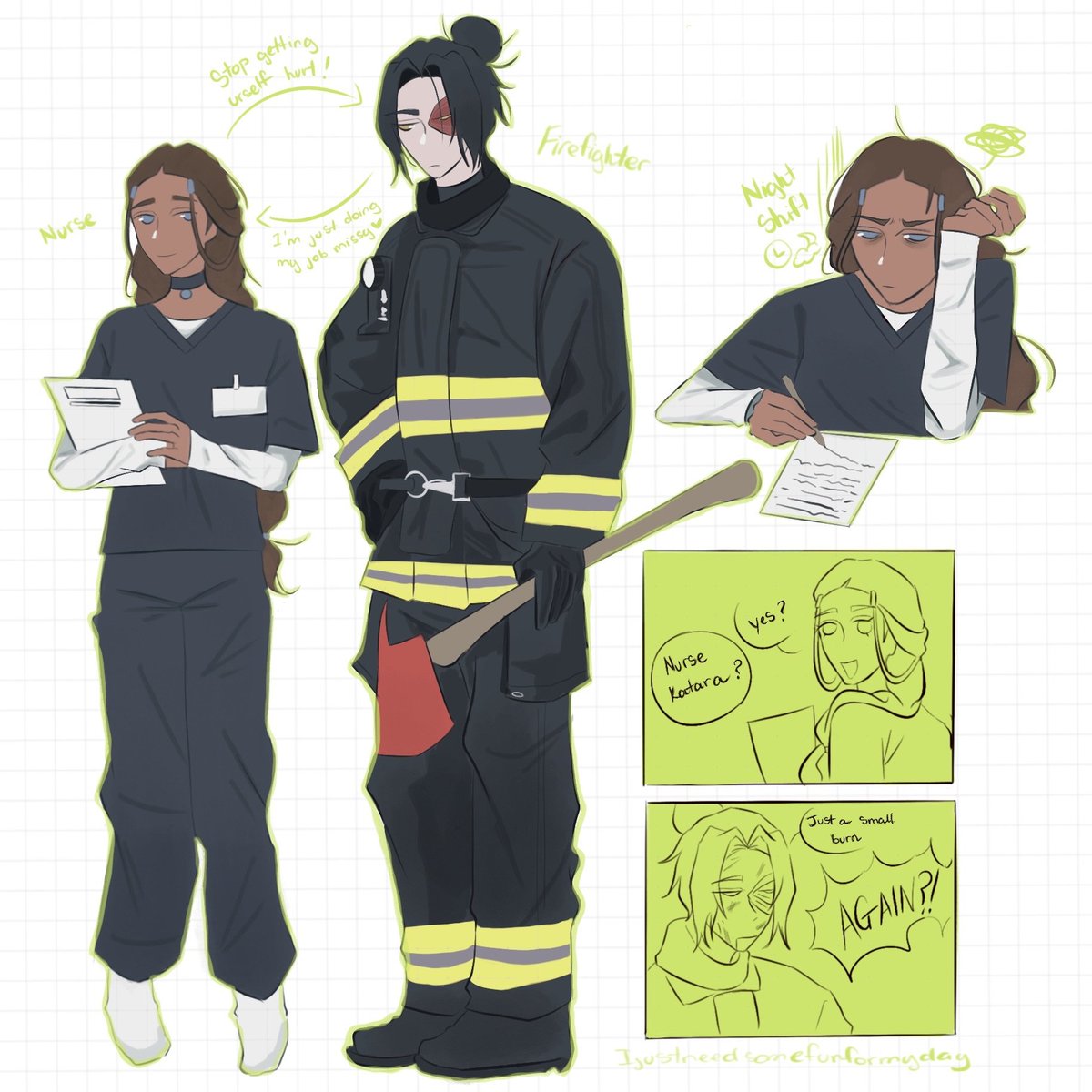 IJNSFFMD's tweet photo. Welp it just pop in my head 
#Atla #Zutara https://t.co/knpHSafVuu