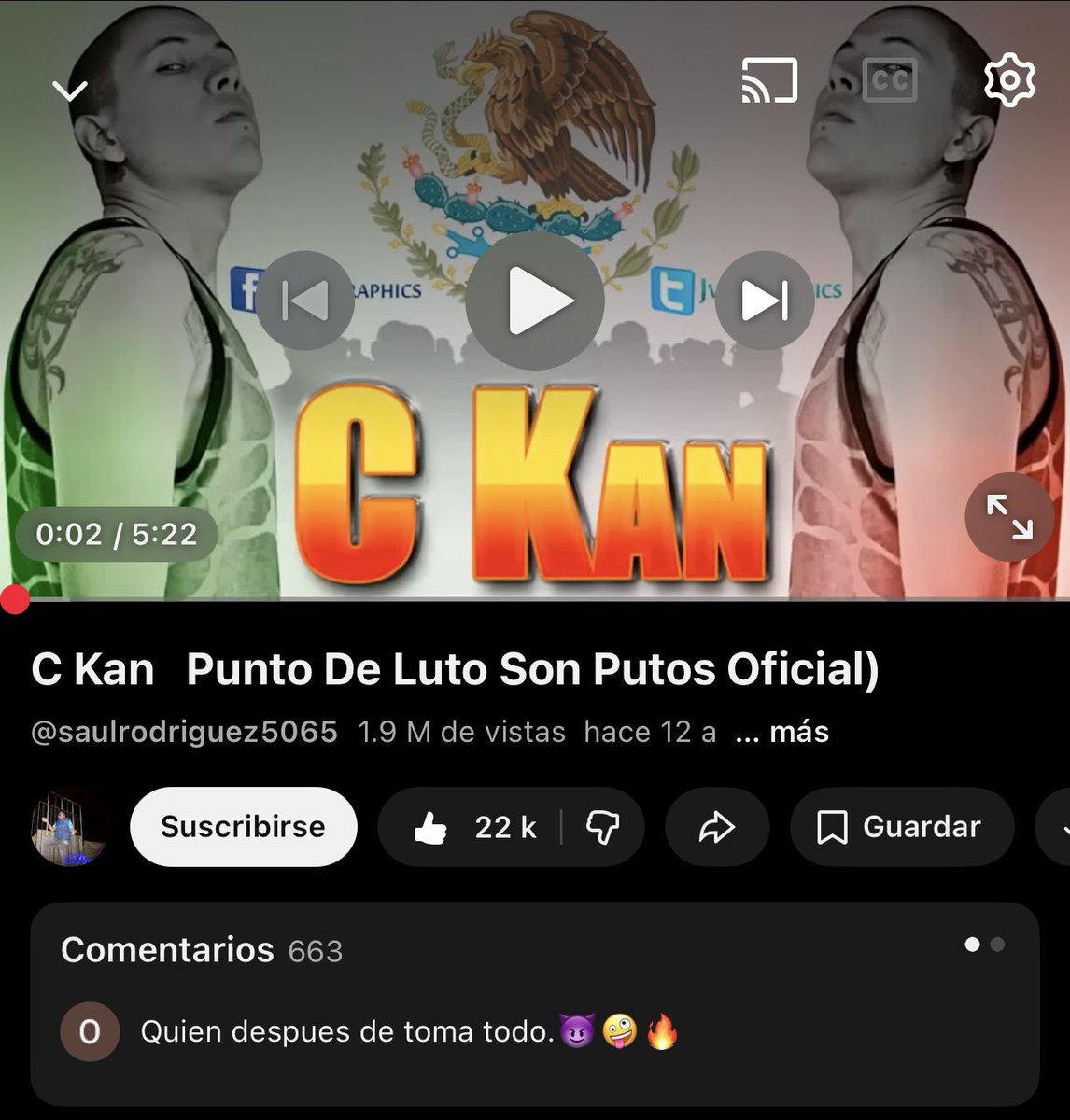 diegoaefe's tweet photo. Así se sintió escuchar “Toma Todo”. 

Estás loco, perrito. 🔥 https://t.co/YRyXAizq01