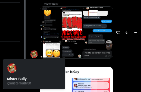 TheDukeofBenis's tweet photo. @tumbleweedbenis @misterbully81 Had to include a screenshot of your post so ppl can see what I'm replying to before you scurry back behind your locked account...

Here's evidence of your latest failure, in addition to the archive link provided in the previous post...
https://t.co/OVnxY4IAbv https://t.co/P5WBIJ4xDy