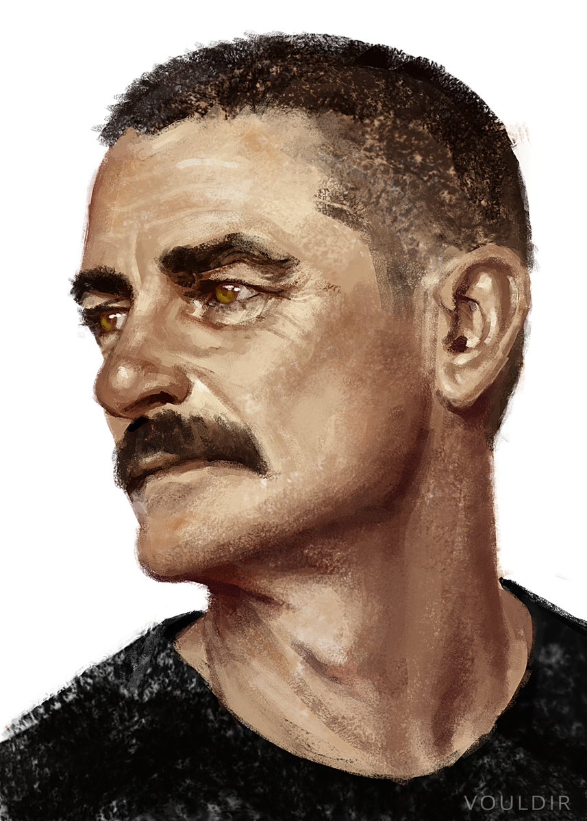 Vouldir's tweet photo. Last portrait study timelapse.  

#portrait #painting https://t.co/bO5pYcZQEg