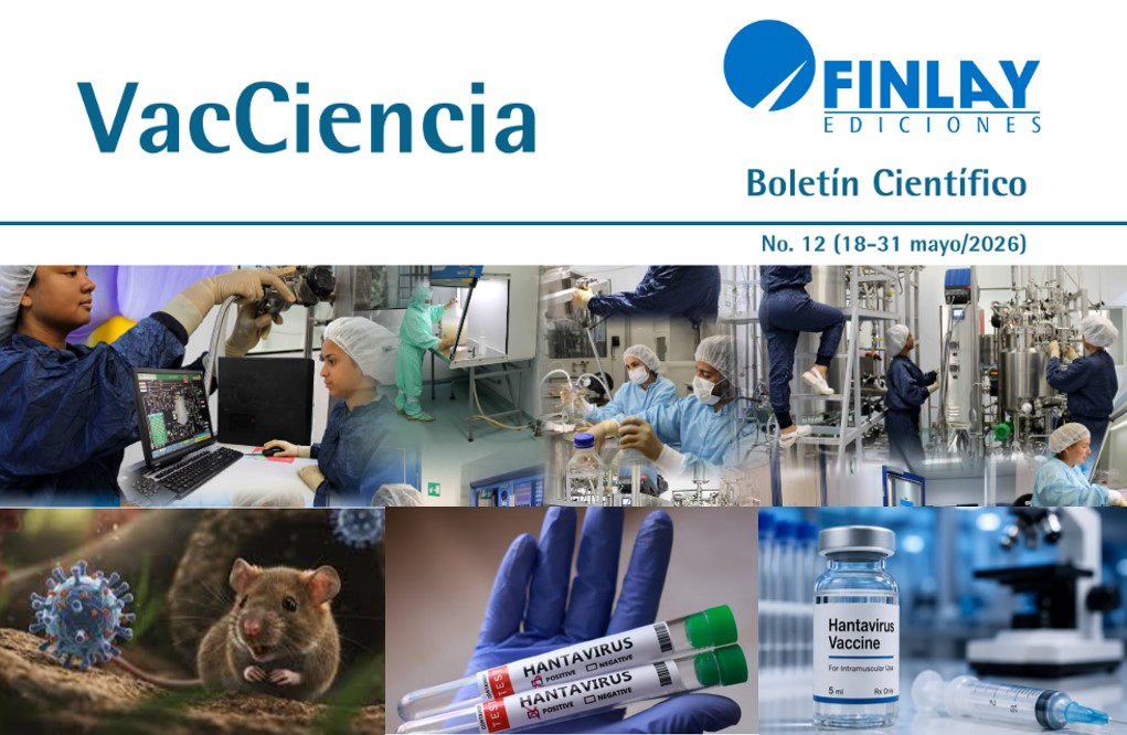 FinlayEdiciones's tweet photo. 📢Colegas, a su disposición el número 12 del boletín VacCiencia. Contiene una interesante reseña sobre el hantavirus, así como noticias, artículos científicos y patentes publicados recientemente sobre vacunas.
🔗https://t.co/AmrHQxfXTp
@FinlayInstituto https://t.co/NU7WPf348E