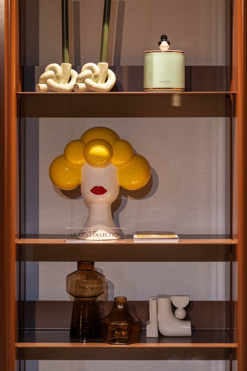 MezzoCollection's tweet photo. At iSaloni 2026, Mezzo Collection presented a stand conceived to evoke emotion through contemporary design and elevated craftsmanship ✨

@isaloniofficial
@privatelabel_luxurystatements
@mezzodecor_

#mezzocollection #mezzo #mezzogeneration
#midcenturymodern #midcenturydesign https://t.co/tJCzk5QOSC