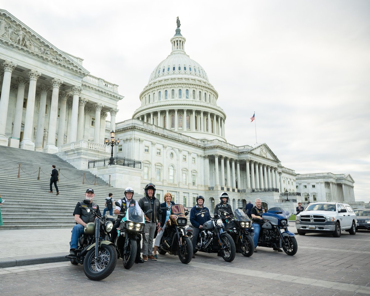 RepWalberg's tweet photo. It was great to host the 3rd annual Ride to Work Day at the U.S. Capitol with my Congressional Motorcycle Caucus Co-Chairs!

As our nation celebrates 250 years of independence, we are proud to advocate on behalf of the millions of motorcyclists across the U.S. who embody the spirit of freedom and exploration that has defined our nation since its founding.
