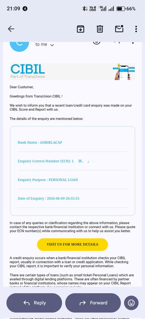 devdattab1's tweet photo. @abcapital why was this inquiry made in my name? When I have myself made no inquiry??? Care to explain please? https://t.co/CdYyeBEjJ8