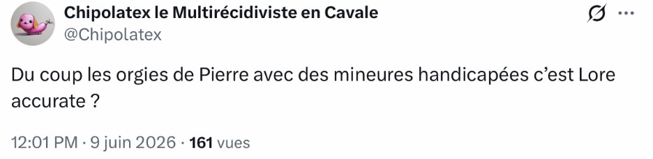 ShizzleTruth's tweet photo. #DiffamationShizzle Shizzle accuse son ancien collaborateur d’avoir organisé des org*3s p3d*phil3s avec des min3ur3s h*ndicapées, 9 Juin 2026 https://t.co/8SYZPlaN7V