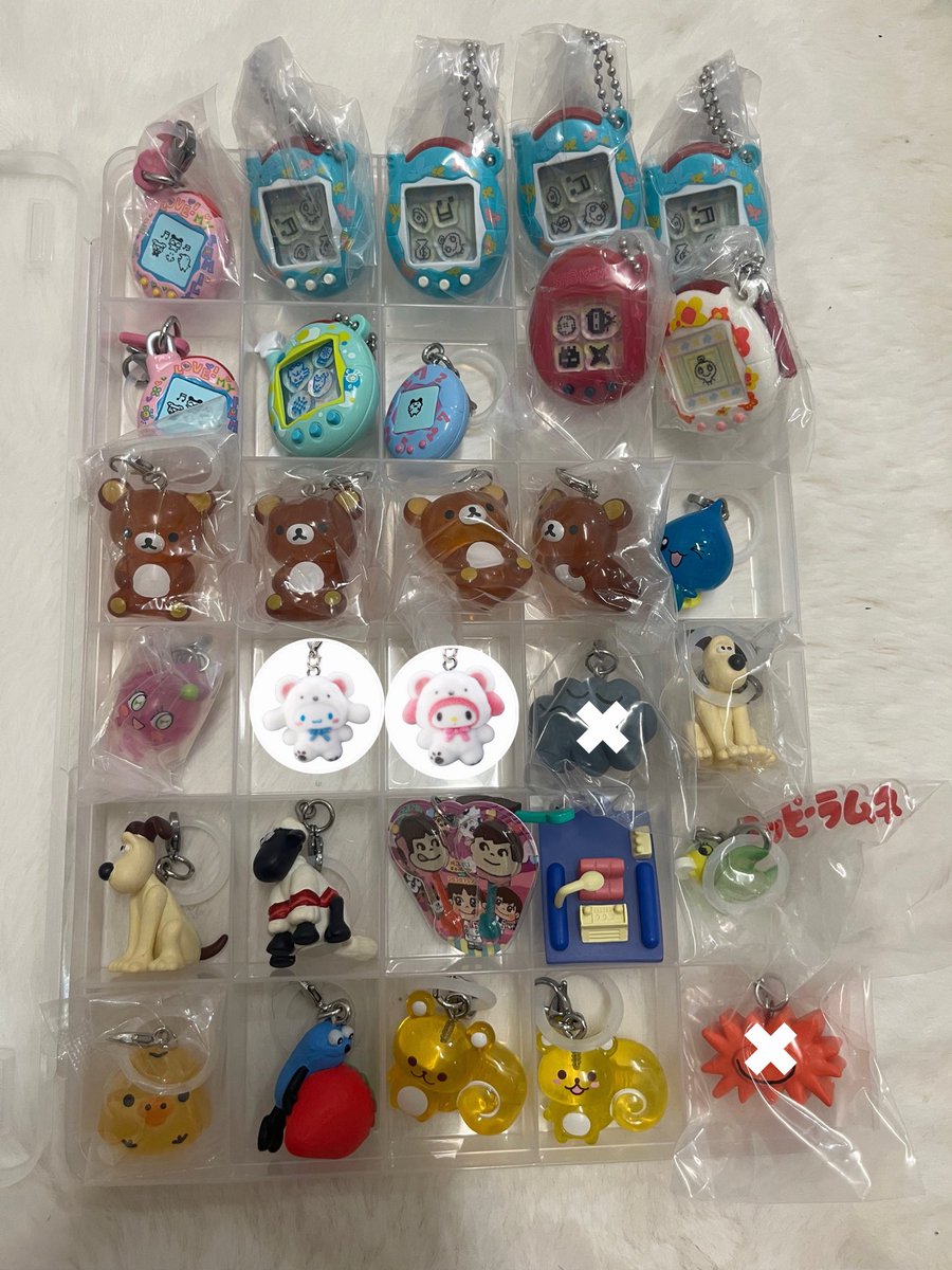 nn_2987's tweet photo. 【交換】めじるしアクセサリー

譲→1、2、3枚目
求→4枚目>その他めじるしアクセサリー

郵送希望です📮

サンリオ　ちいかわ　たまごっち　妖怪ウォッチ　リラックマ https://t.co/8sogCwNSkM