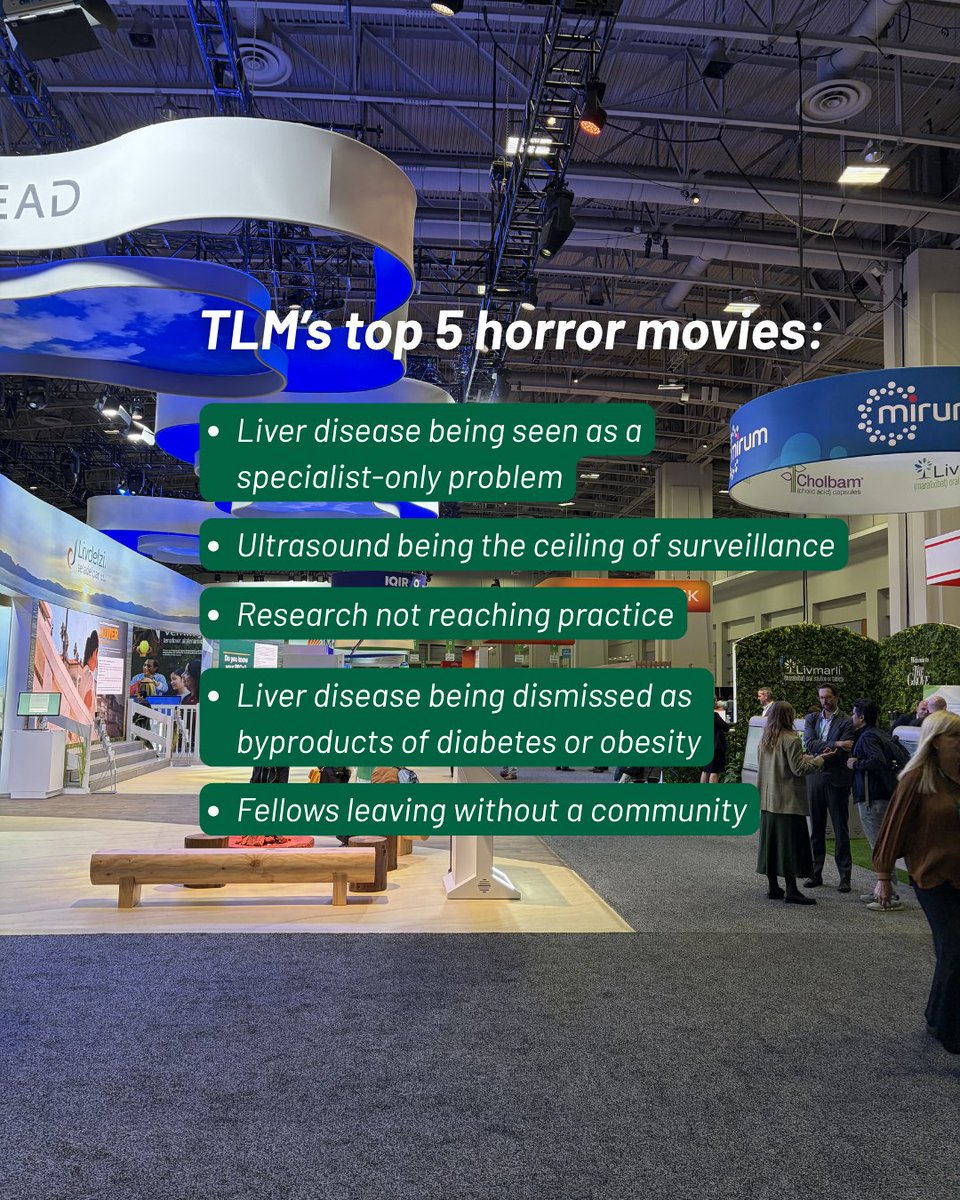 AASLDtweets's tweet photo. The horror stories in hepatology don't have to be inevitable. They happen when the field stops talking to itself.
The Liver Meeting is where the right people get in the same room to keep those conversations going.

‼️ Reminder: #TLM26 dates have shifted to Thursday, Nov. 5 - Monday, Nov. 9 — designed to accommodate attendees observing Diwali.  

#Hepatology #AASLD