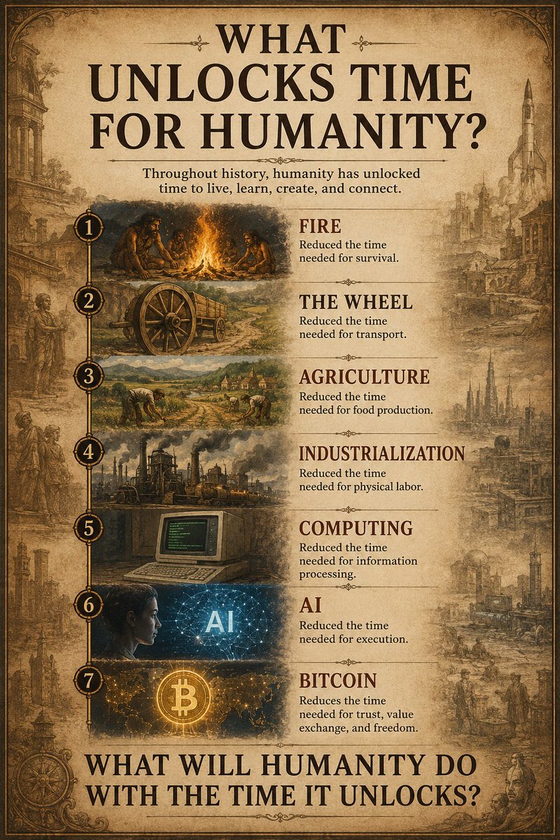 oceanic4bliss's tweet photo. What ​Unlocks Time for Humanity?
But, what will Humanity do with the time it unlocks? https://t.co/OCm9Lhj2SK