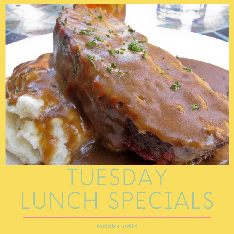 RockGrille's tweet photo. Meatloaf w/ mashed or fries $13.99 https://t.co/DF3djzsFES