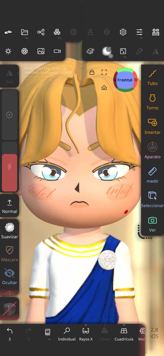 RahSpice's tweet photo. Look at my son, pride is not the word I’m looking for 🗣️ 
A pretty simple sculpture of my baby Laurent that I made for my best friend. Hopefully we can print it   #capri #Laurent #captiveprince
@PlisetskydeVere https://t.co/CzKlE1EolB