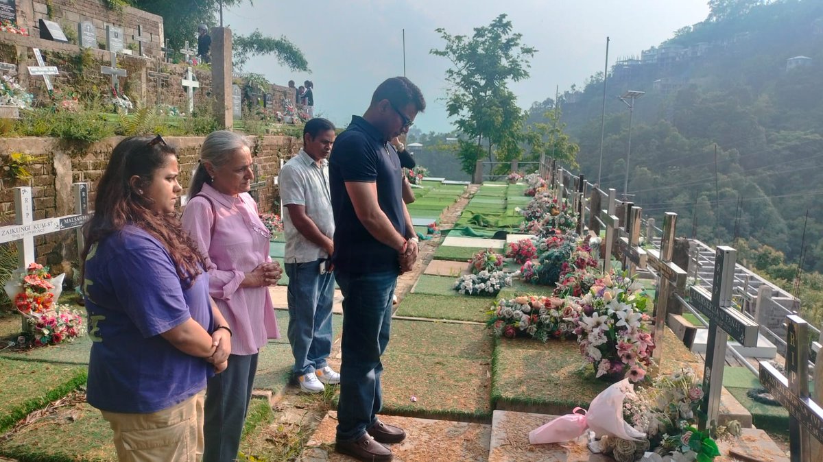 IIMCAA's tweet photo. Aizawl - An IIMCAA delegation led by President Mr. Sushil Singh comprising Former President Ms. Simrat Gulati, Secretaries Mr. Dadan Vishwakarma, Ms. Vani Shukla and Co-founder Mr. Ritesh Verma visited the resting place of late alumna Ezrela Dalidia Fanai on 06th June 2026 in Aizawl. Team IIMCAA is grateful to her cousin Ms. Adelina for accompanying us.

#IIMC #IIMCAA #Connections #NorthEast #Mizoram #Aizawl