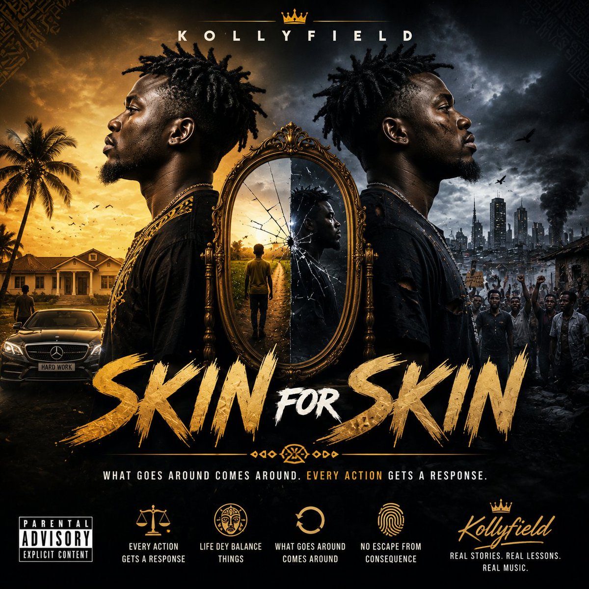 kellylex3's tweet photo. https://t.co/4fe0Ux9DSf
🔥 TOMORROW! 🔥

Three new songs from Kollyfield are dropping:

🎵 Clear The Bush
🎵 Who Be The Failure?
🎵 Skin For Skin

Three powerful messages.
One mission.
Real stories. Real music.

#Kollyfield #NewMusic #Afrobeat #AfroFusion #Tomorrow https://t.co/2mzTiLnDJ7
