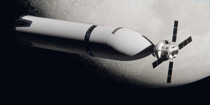 KenKirtland17's tweet photo. NASA just announced they are investigating HLS pushing Orion from LEO to the moon.

This profile unintuitively saves HLS >400t of fuel and means Orion only has to be launched to LEO.

Here's an app I made that you can see for yourself:
 https://t.co/RBhener6QQ https://t.co/GPSjm2UqRT