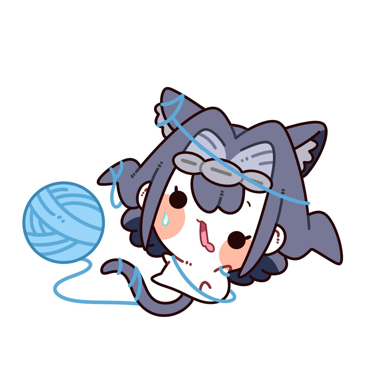 252_eyo's tweet photo. MEOW💙
#kronillust https://t.co/xa92EuK040