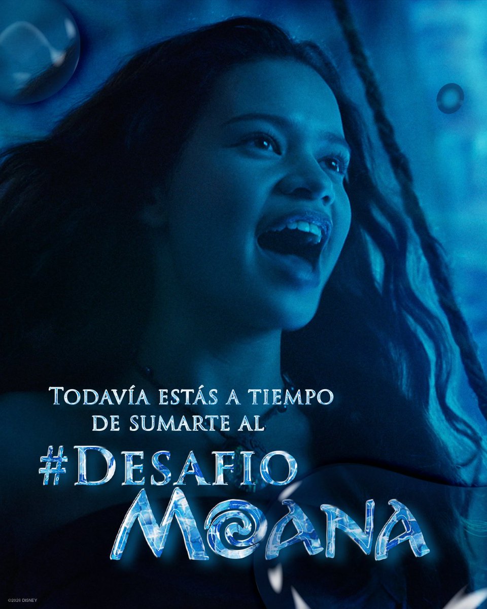 DisneyStudiosLA's tweet photo. 🌊📣 ¡La pantalla grande te llama! Aún estás a tiempo de compartir tu video y ser parte del #DesafioMoana 💪🏻

https://t.co/iP3qn3wPfs https://t.co/aY5nSdphV9