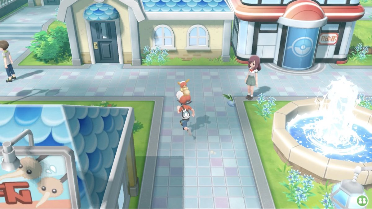 roaringmoone's tweet photo. @King_Chiggy @SerebiiNet It’s Cerulean! Notice the road texture from Let’s Go https://t.co/uBw8FNvTd9