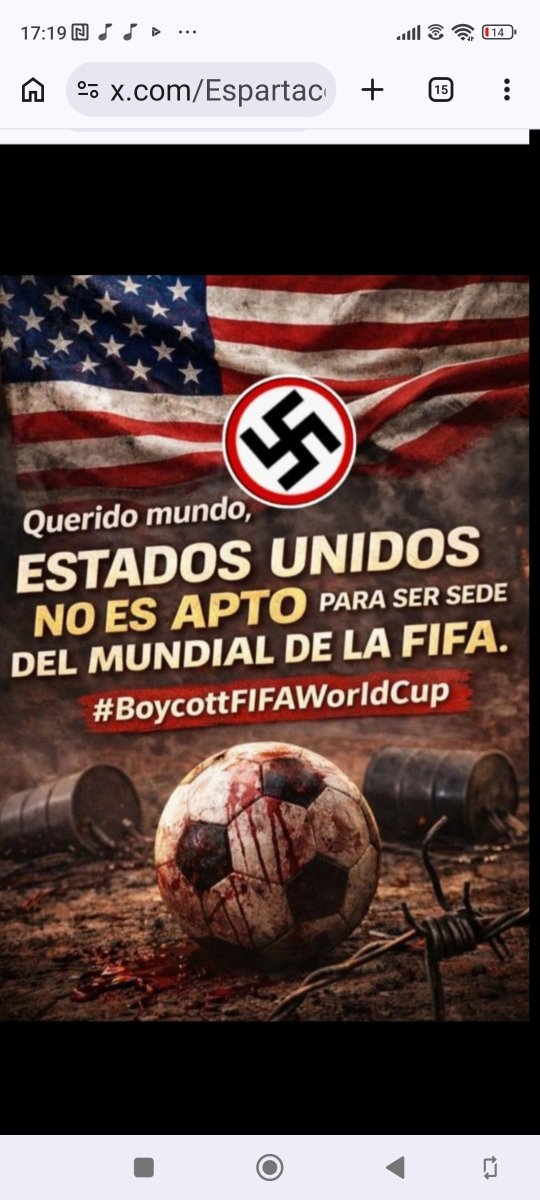 EspartacoSoy's tweet photo. @IreneMontero Disculpa que me aparte del tema,Irene,pero creo que esto es importante: ¿va a participar España en un mundial de fútbol donde en uno de los 2 países anfitriones,EEUU,se trata a equipos extranjeros como ni de lejos los trató Hitler en Olimpiada de Berlín? https://t.co/oA9dPoU6Oo https://t.co/YfO2GdeGUk