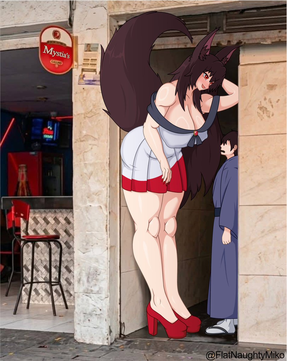 FlatNaughtyMiko's tweet photo. Meeting the big bad wolf
#東方Project #Touhou_Project #kagerou #今泉影狼 https://t.co/ZKyXZErx2Z