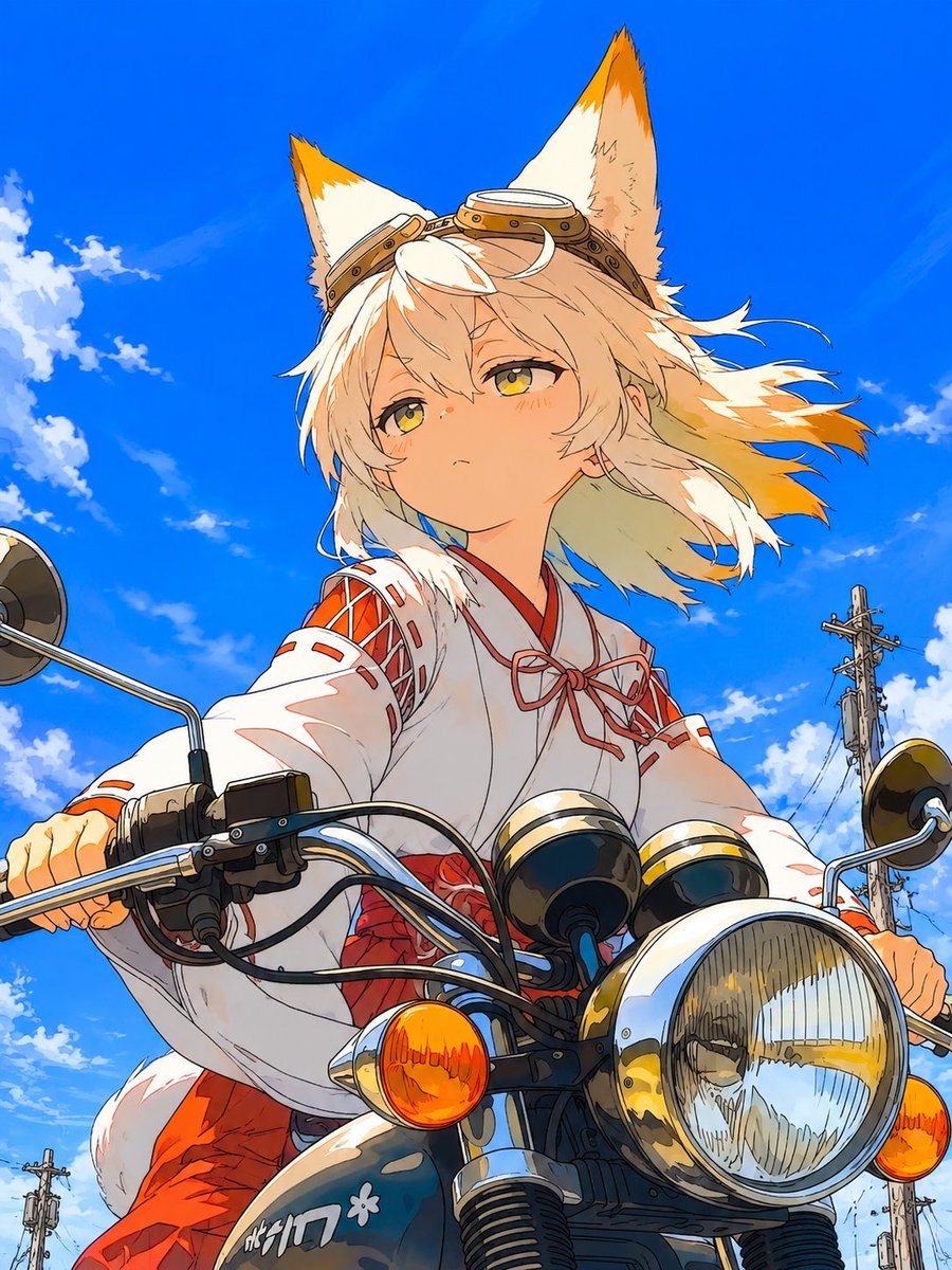 gufutokuku999's tweet photo. 『ジト目キツネ巫女ライダー』ズバッと参上！ https://t.co/YvHhmRgdhW