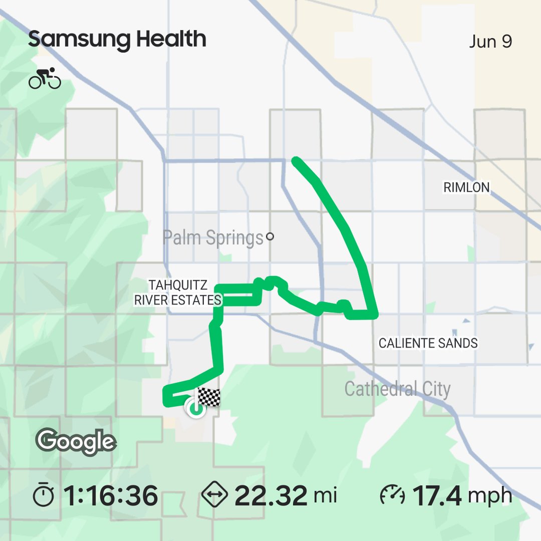 MarkAbel1's tweet photo. My longest bike ride since my back gave out last month https://t.co/Tgfa4y5u5d