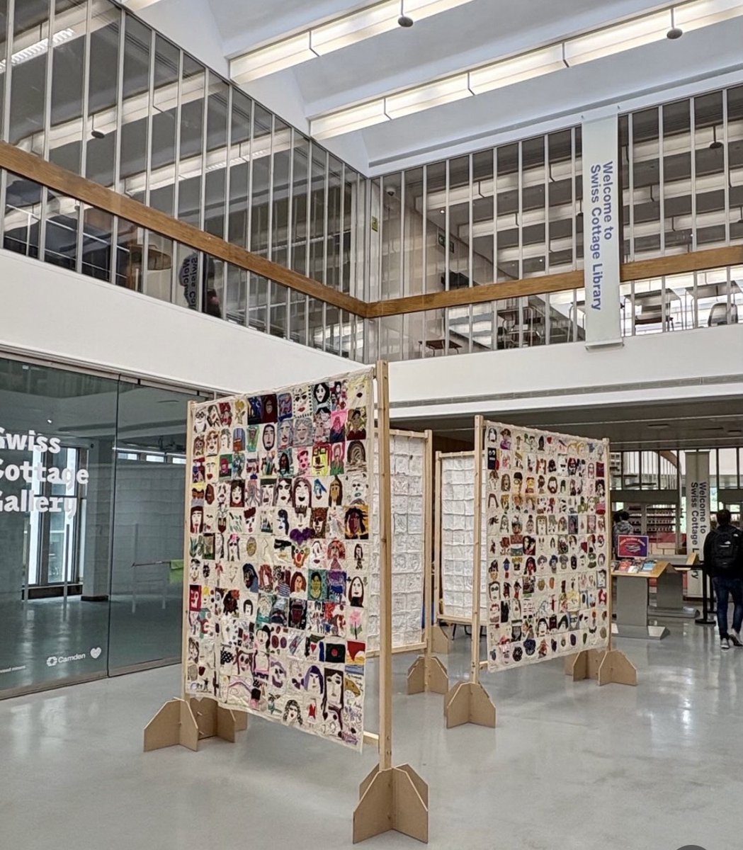 CamdenCouncil's tweet photo. Come along to a free creative afternoon at Swiss Cottage Library to mark Carers Week. 
Storyteller Richard Neville is leading a  poem session inspired by the community quilt, Portrait(s) of Camden, created by more than 500 Camden resident. 

🫂Thur 11 June, 2pm–4pm
📍NW3 3HA https://t.co/g9B9Skhh35
