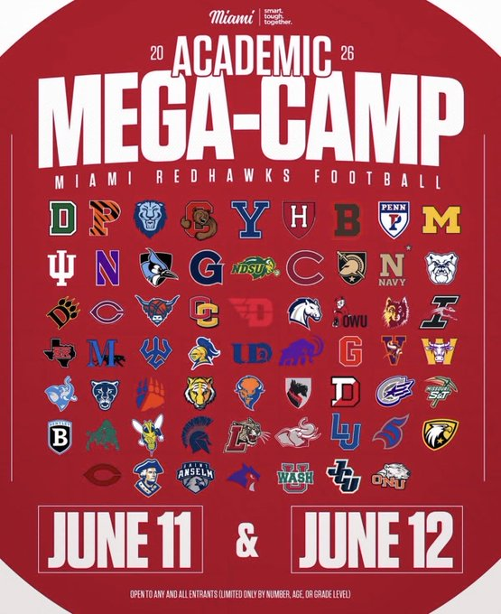Isaac_Fanelli's tweet photo. I will be at the Miami (OH) Mega Camp June 12 session 4! https://t.co/c4G2ekbr4N