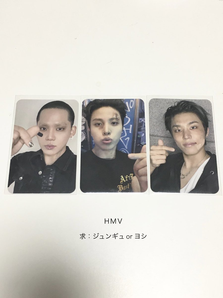 o8llig's tweet photo. TREASURE NEW WAVトレカ交換

NEW WAV ICE ver.
譲：ハルト
求：ジュンギュ（2枚目写真記載）

HMV 特典

譲：ヒョンソク・ジョンファン・ジョンウ
求：ジュンギュ or ヨシ　（4枚目写真記載）

郵便対応できる方📮
お気軽にお声掛けください💌🖐🏻

 #treasure #treasure交換 
#ジュンギュ https://t.co/sFdMXLhvoX