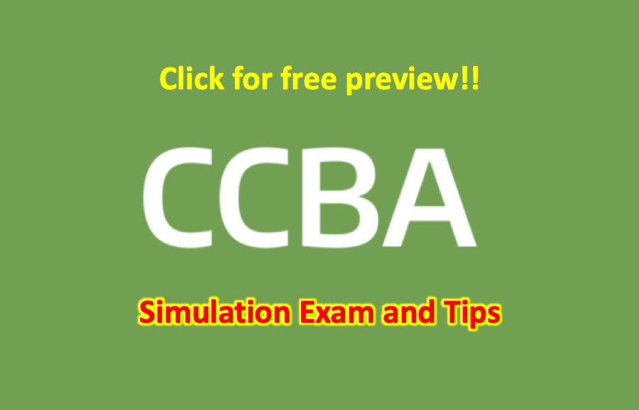 BAAnalystMentor's tweet photo. CCBA simulation exam and exam tips
https://t.co/yj90lKfcB0
#businessanalysis #businessanalyst https://t.co/cRXvZ8AUHw