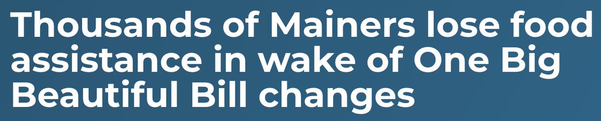 American_Bridge's tweet photo. Reminder: Susan Collins voted to advance the Big Beautiful Bill, and thanks to that decision, her constituents are losing access to critical food assistance. #MESen https://t.co/59gxS3RVuB