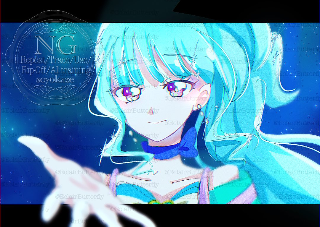 EclairButterfly's tweet photo. ちょっと遅れたけどおめでとう🩵🌌
 #キュアリリアン初変身記念日 https://t.co/1IczCYM7kT