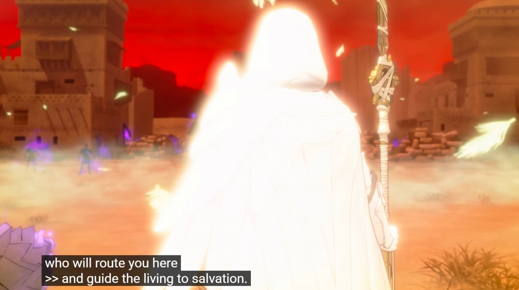 AdAstraCA's tweet photo. playing devil's advocate but the avatar's role in this game might be directly being sent by sothis as literal divine intervention/favor supporting the chosen protagonist instead of the narrative being built around the avatar https://t.co/Ou9AfFlyzA