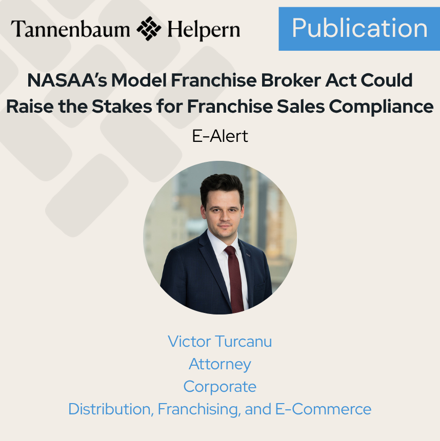 THSHLAW's tweet photo. NASAA’s new Model Franchise Broker Registration Act could expand regulatory oversight of third-party franchise sales. Franchisors using outside sales channels should prepare now. Read Victor Turcanu’s analysis: https://t.co/FNVJ2fJ0A1 #FranchiseLaw #Franchising https://t.co/vmY8uZWX5b