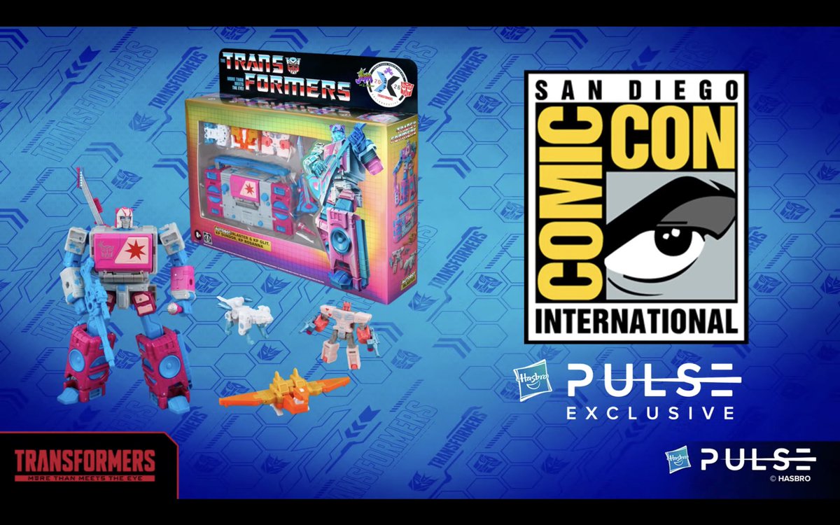 StateOverse's tweet photo. Transformers SDCC Exclusive Jem x Transformers Blaster set. https://t.co/2smtlitujj
