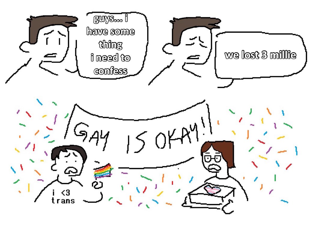 1000_mikan's tweet photo. happy pride month (day 9) https://t.co/NcE3tp7Z5Z