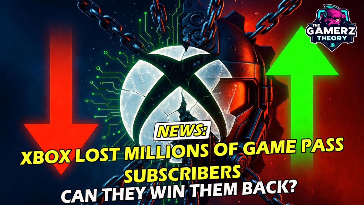 TheGamerzTheory's tweet photo. Xbox admits losing millions of Game Pass subscribers after huge price hike. Can they win fans back with exclusives and price cuts?

https://t.co/dlidkGPJRw

#XboxGamePass #GamePass #Xbox #GearsEDay #Xbox2026  #AshaSharma https://t.co/oYe5TflGLS