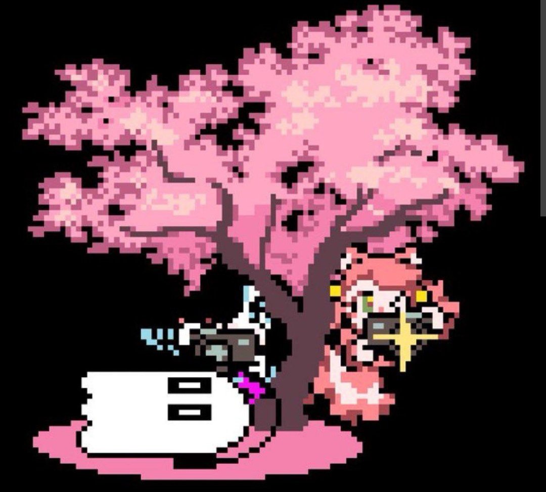 NicaChan91's tweet photo. There's a great possibility that we'll see the Blook family in chapter 5 Dark world, look at all those references in the years with Sakura and Japanese culture in general! Also Mettaton watched anime with Alphys and his bishonen face says it all! Mettako in the 10th anniv. too! https://t.co/3bSzZiAyNS