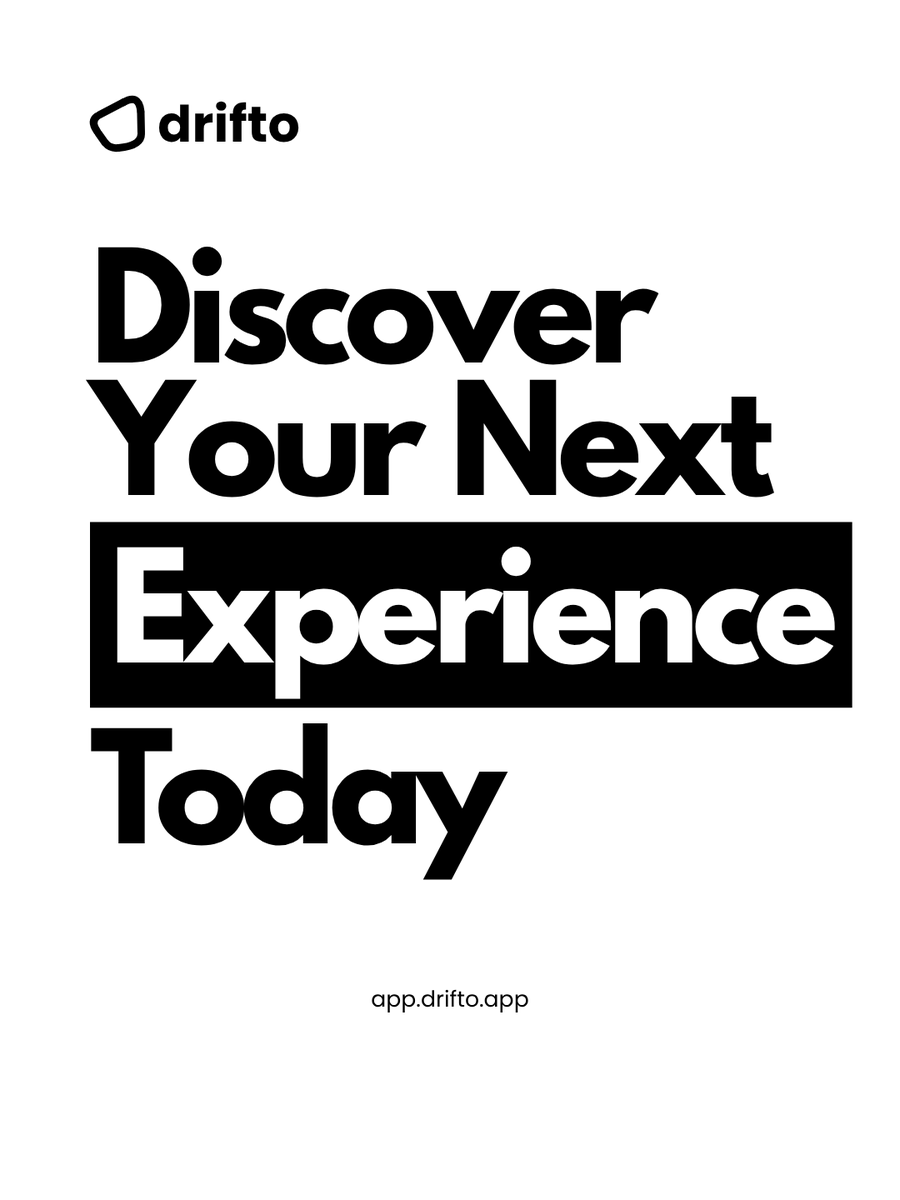 driftoapp's tweet photo. The best memories don’t live in your camera roll.
They live in who you share them with.
drifto helps you bring people together around something worth experiencing.

Discover your next experience today → https://t.co/vNQm5T8rDk

#drifto #shareandimprove #experiencesoverthings https://t.co/WJ2JjKgRfP