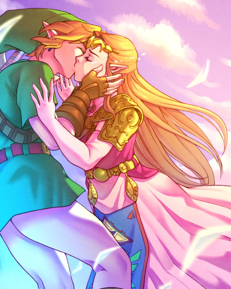 Pink_OkaZel's tweet photo. My top fave oot zelink arts 💕💕 https://t.co/OEMUI0VlEJ