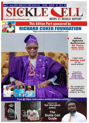 sicklecellnews's tweet photo. In 3 days, the great-grandpa on our April–June 2025 cover turns 90.
He'll also grace the cover of our July–September 2026 edition.
Why does Nigeria seem to produce some of the world's longest-lived Sickle Cell Warriors?
Remember Alhaja Aduke Onikoyi-Laguda? @WHOAFRO https://t.co/jrnbPEczw7