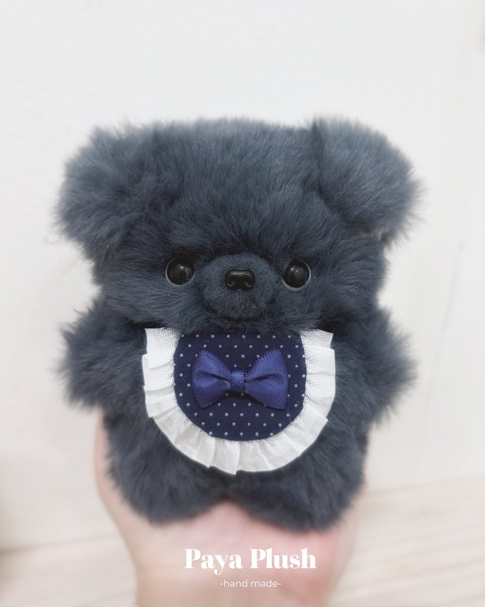 Mサイズ黒ペキニーズネイビーver. オーダーありがとうございました