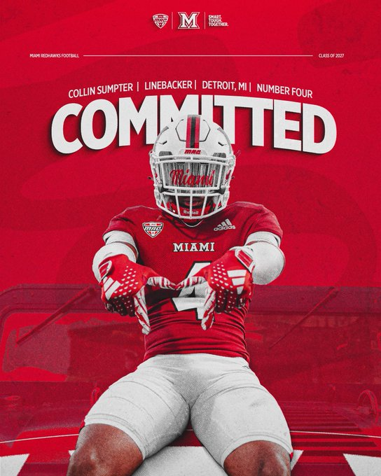 TheD_Zone's tweet photo. Cass Tech 2027 OLB Collin Sumpter has committed to Miami-OH

https://t.co/NzFALlNChi https://t.co/PcGN5BsAdW