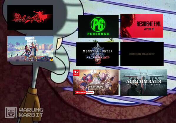 warungkarbit's tweet photo. Siapa yang abis nonton Nintendo Direct barusan? Disaat akhirnya kita akhirnya dapet trailer Kingdom Hearts 4 , akhirnya ngebuat semua fanbase full senyum kecuali fanbase DMC sama GTA aja nih.

Sabar-sabar yah kalian, mimin juga nungguin kok 🥲🥲

#devilmaycry #grandtheauto #meme #warungkarbit #gaming