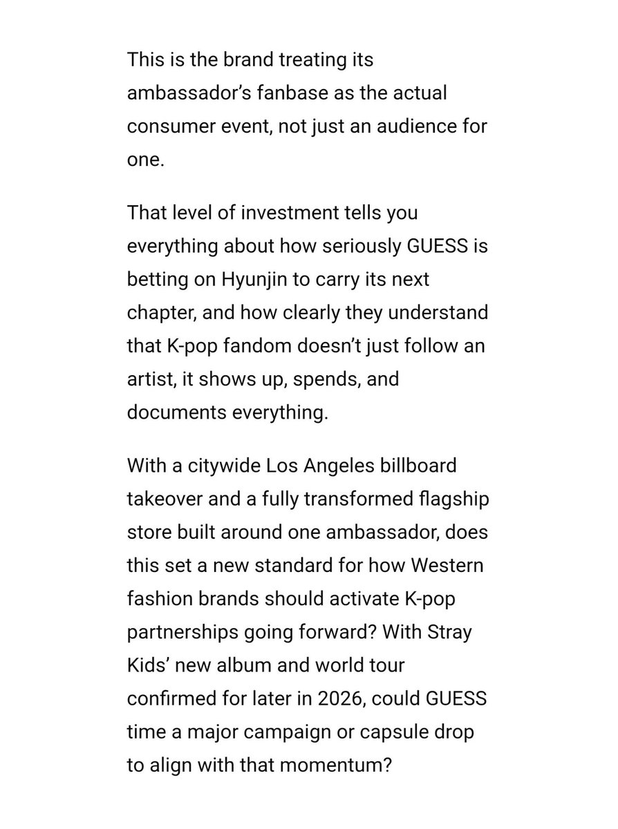 kittysnakehyune's tweet photo. "This level of investment tells you everything about how seriously GUESS is betting on Hyunjin to carry its next chapter" AND CARRY HE WILL oh kingjin https://t.co/5ixaOKrTma